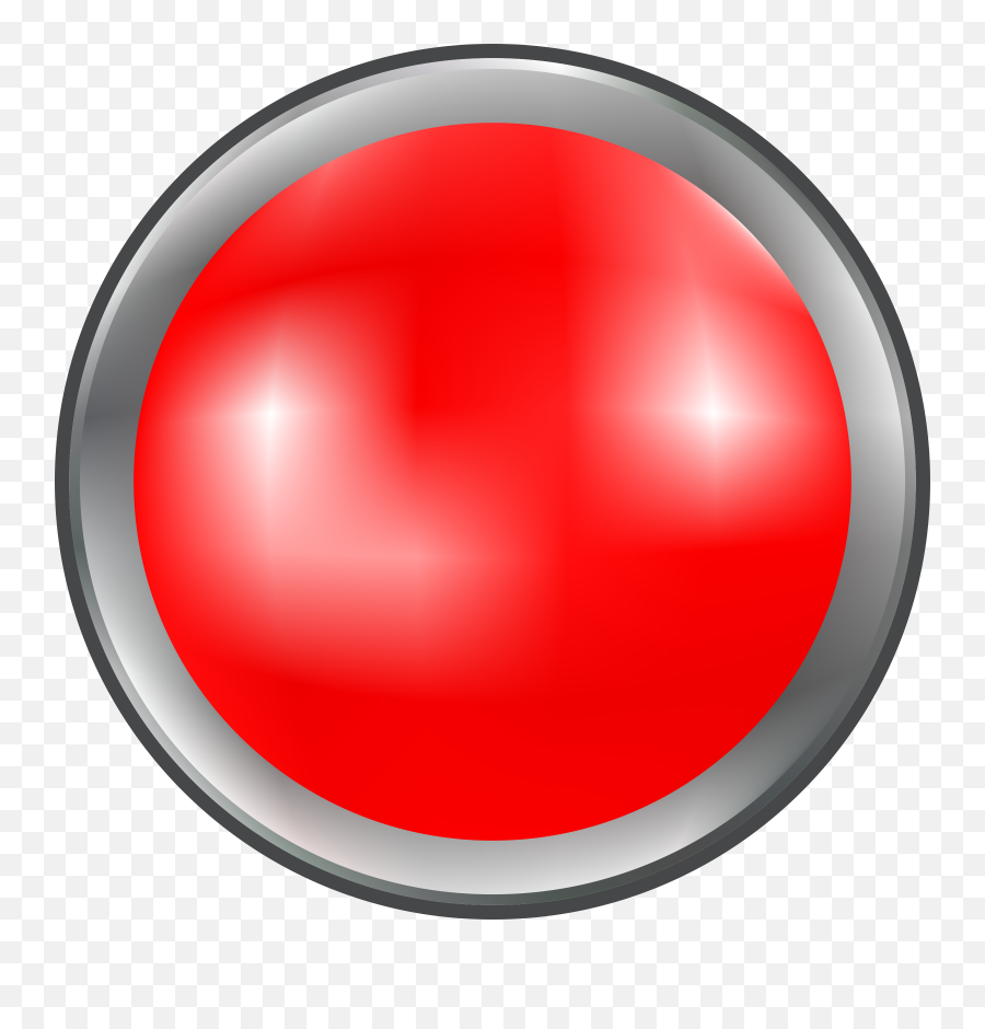 Sphere Circle Red Png Clipart - Icon Red Traffic Light,Traffic Light Vector Icon