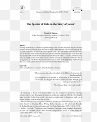 Specter Of Exile In The Story Jonah - Document Png,Book Of Jonah Icon