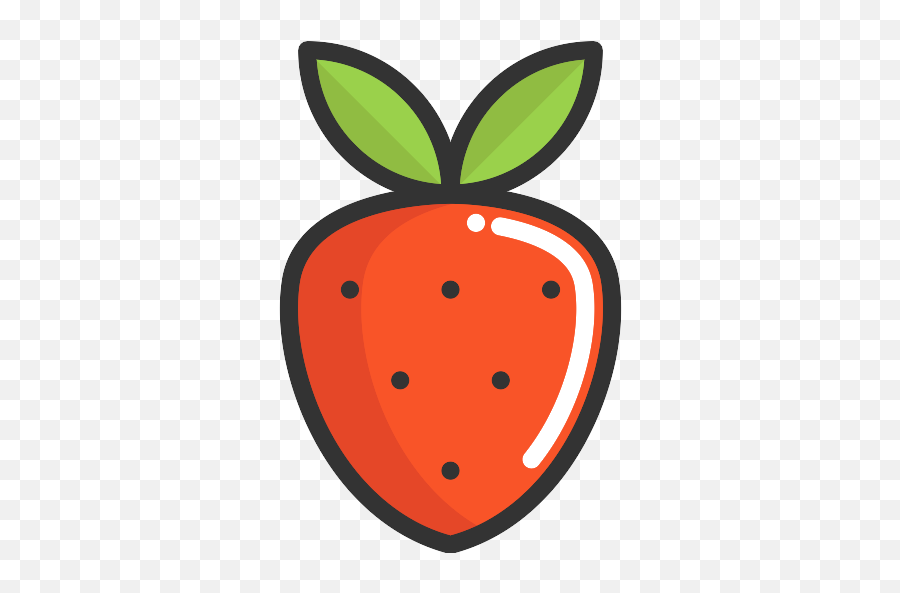 Strawberry Vector Svg Icon - Transparent Strawberry Icon Png,Strawberry Icon