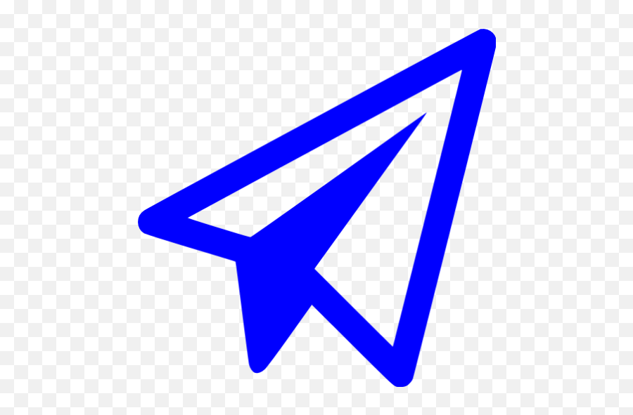 Blue Paper Plane Icon - Free Blue Paper Plane Icons Paper Plane Icon Blue Png,Paper Airplane Icon Png