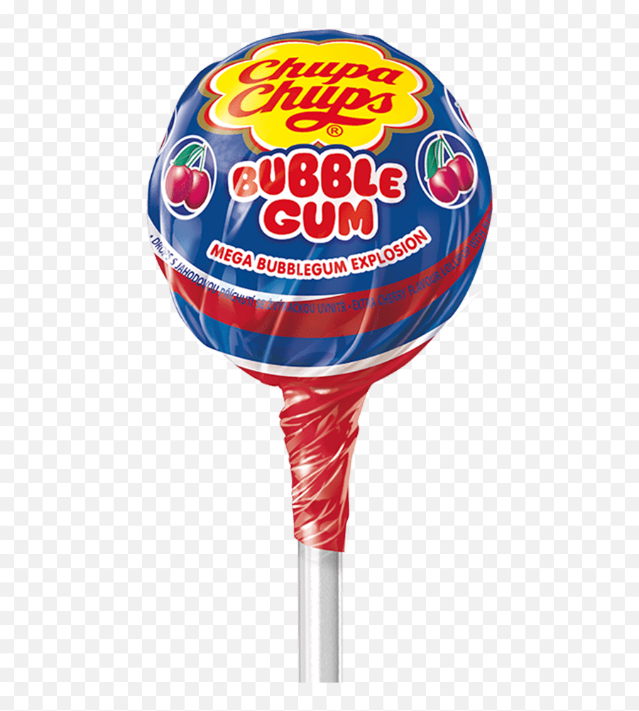 Cherry Bubble Gum Chupa Chups - Chupa Chups Lemon Lime Png,Bubble Gum Png