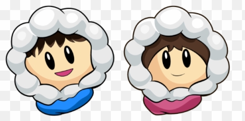 Custom Cursor With Inseparable - Ice Climbers Popo And Nana png