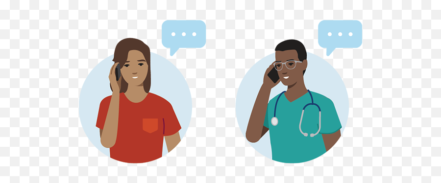 When To Use Telehealth For Your Care Needs - For Adult Png,Person Talking Icon