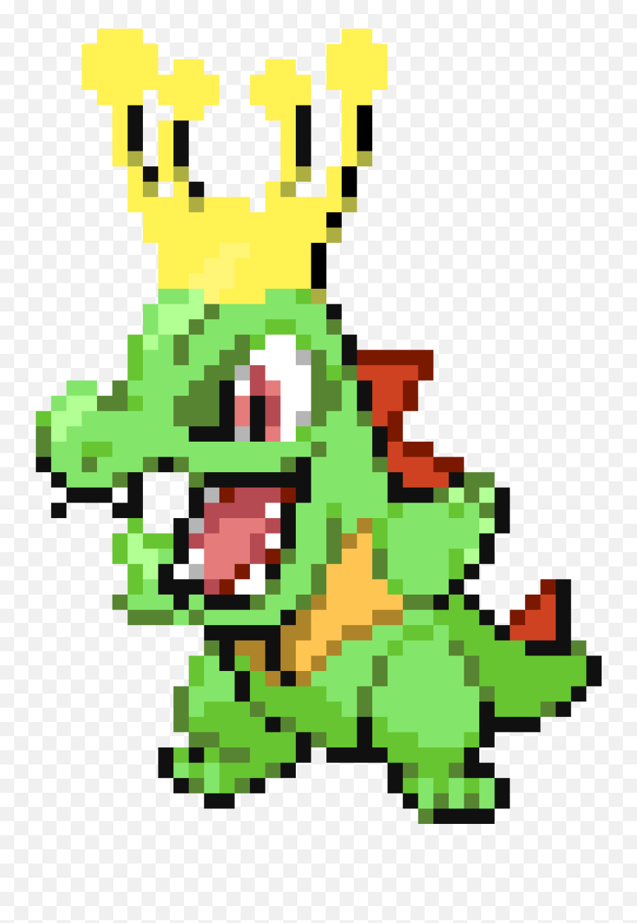 Download Rool - Totodile Pixel Art Minecraft Png,Totodile Png