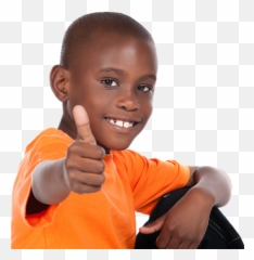 Black Kid Thumbs Up Png Image