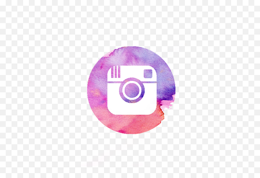 Download Purple Watercolor Instagram Icon - Full Size Png Logo Do Instagram Pdf,Instagram Icon Png