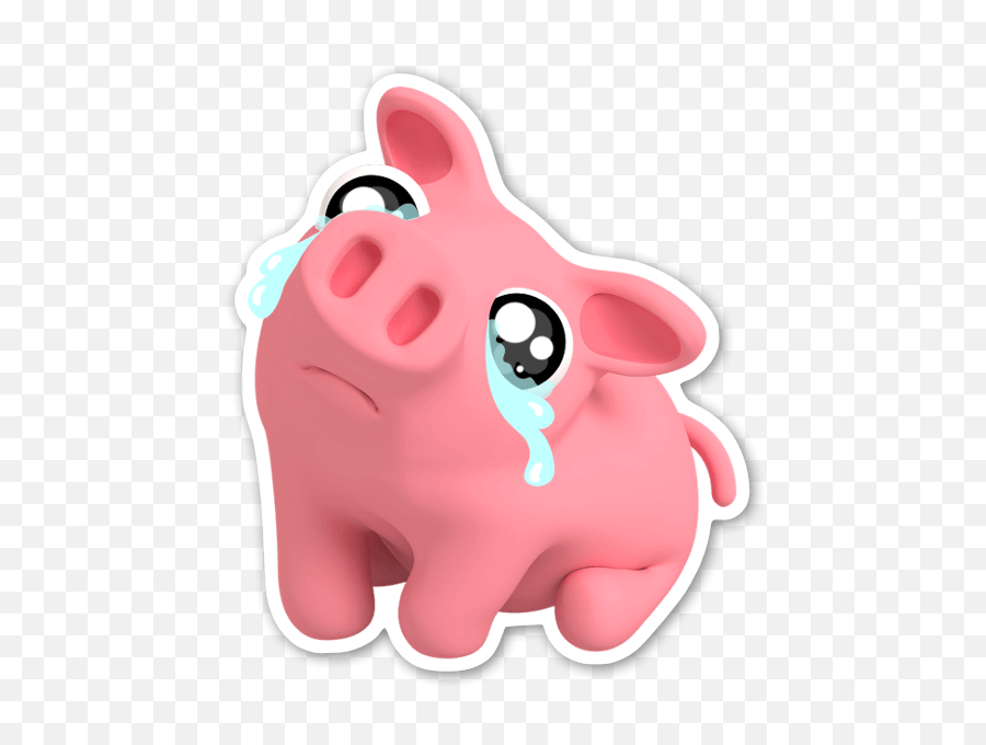 Download Rosa The Pig Sad Sticker - Rosa The Pig Png Image Rosa The Pig Crying,Pig Png