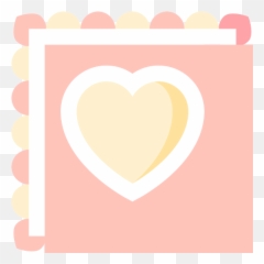 Valentines Lace Png Icon - Heart