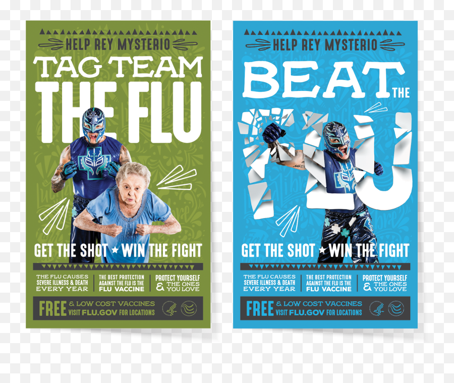 Rey Mysterio Fights The Flu Brunet - García Poster Png,Rey Mysterio Png