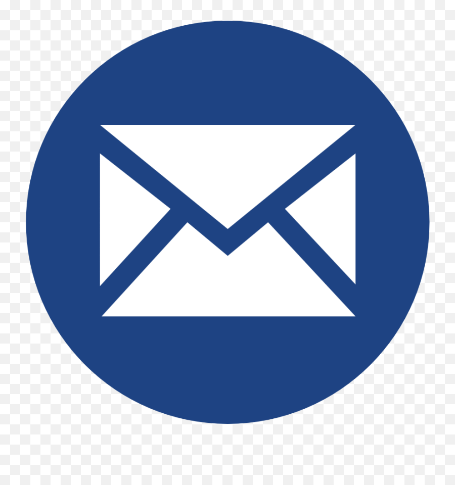 Email Logo Icon Symbol Png - Email Logo Png,Circle With Line Through It Png