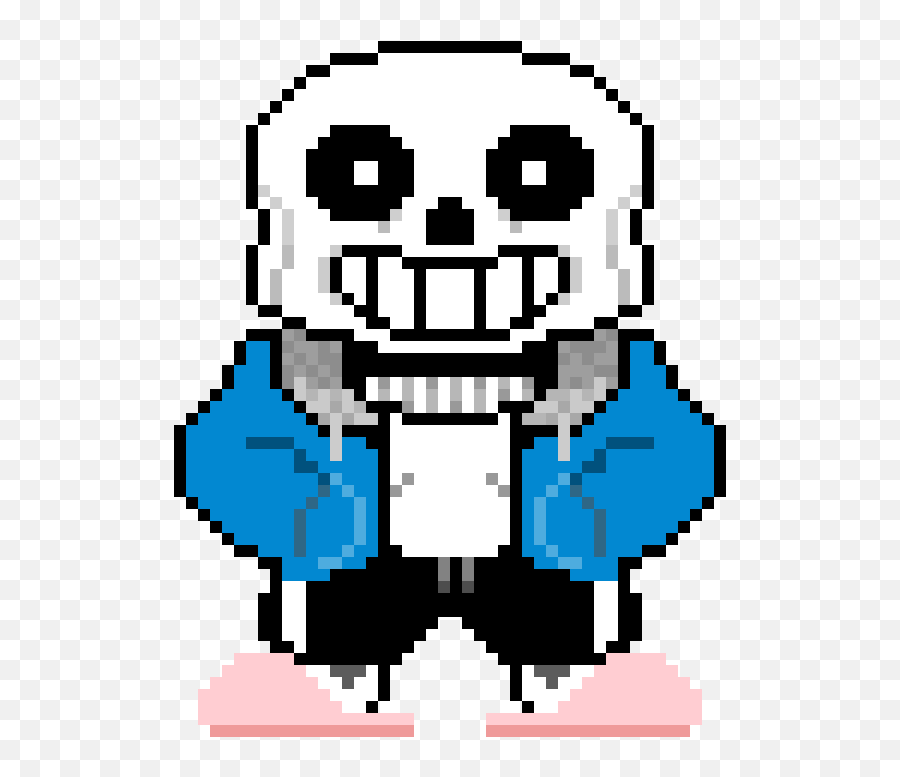 Pixilart - Sans Undertale By Charascreemurr Cartoon Png,Sans Undertale Transparent