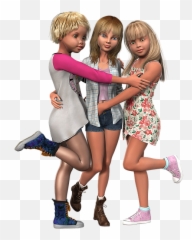 Teenage Girl Png - Free Photo Girlfriends Affection Friends Adolescence,Teenager Png