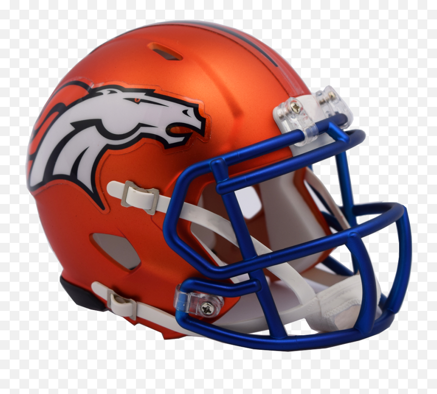Denver Broncos Helmet Png - New Riddell Nfl Helmets Denver Broncos Blaze Mini Helmets,Broncos Png