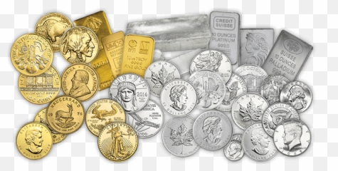Gold And Silver Coins Transparent - Gold And Silver Coins Png,Silver Coin Png