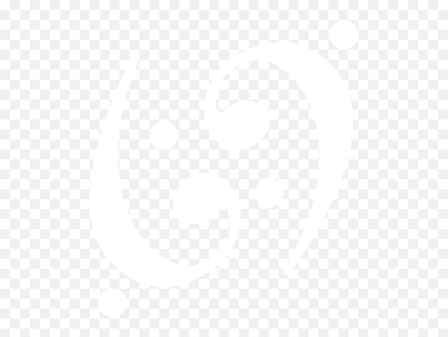 Bass Clef Note Png White Image - Bass Clef Note Png White,Bass Clef Png