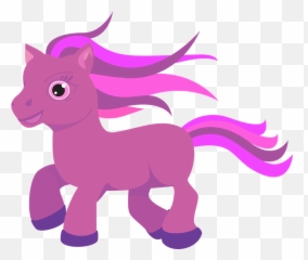 Download Free Png Pony Horse Cute Vector Graphic On Cartoon