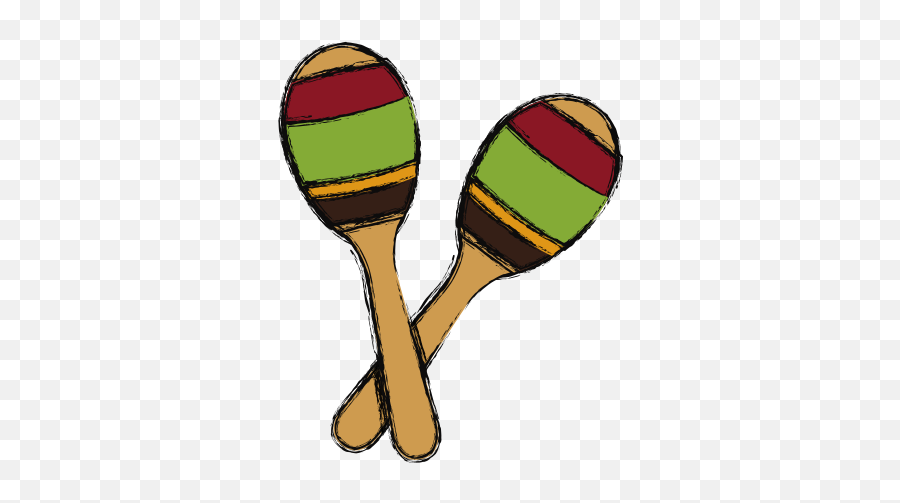 Download Colored Maraca Toy Icon - Percussion Png,Maraca Png