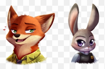 Nick And Judy - Daddy Zootopia Transparent Cartoon Jingfm E Kawaii png
