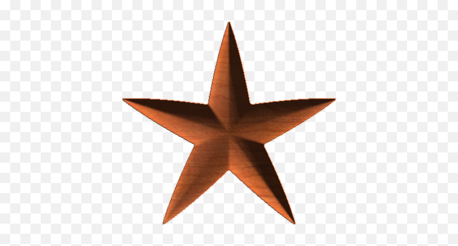 Five Point Rounded Star - Star Cutouts Png,Rounded Star Png