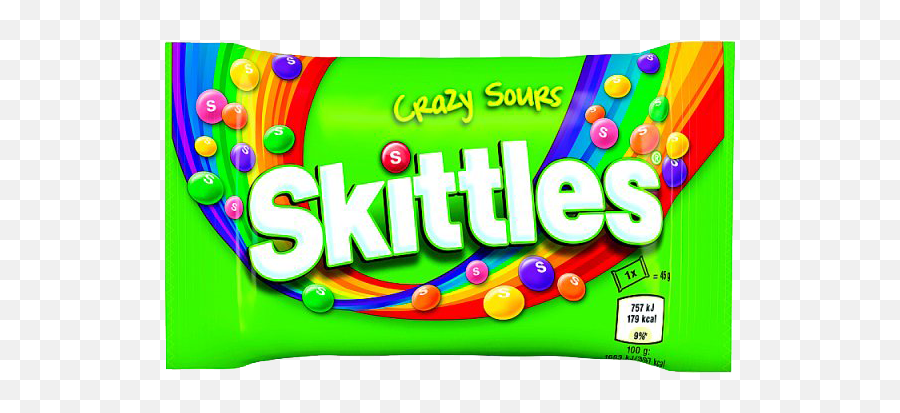 Skittles Crazy Sours Box Choccyshop - Banner Png,Skittles Logo Png