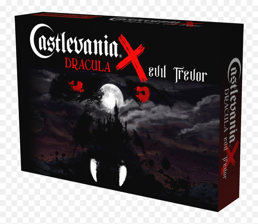 Castlevania Dracula X Evil Trevor Hack In Box - Castlevania Dracula X Evil Trevor Snes Cover Png,Castlevania Png