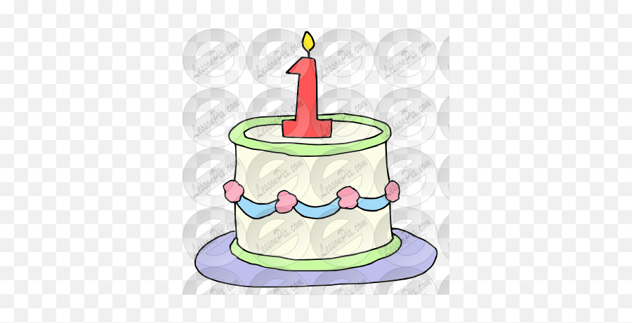 Lessonpix Mobile - Birthday Cake Png,First Birthday Png