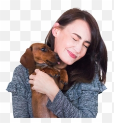Know Your Dachshund - The Dachshund Encyclopedia Persona Abrazando A Su Mascota Png,Dachshund Png