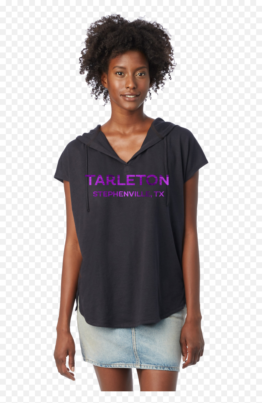 Tarleton State University Texans Womenu0027s College Town Jersey Poncho - Jheri Curl Png,Texans Png