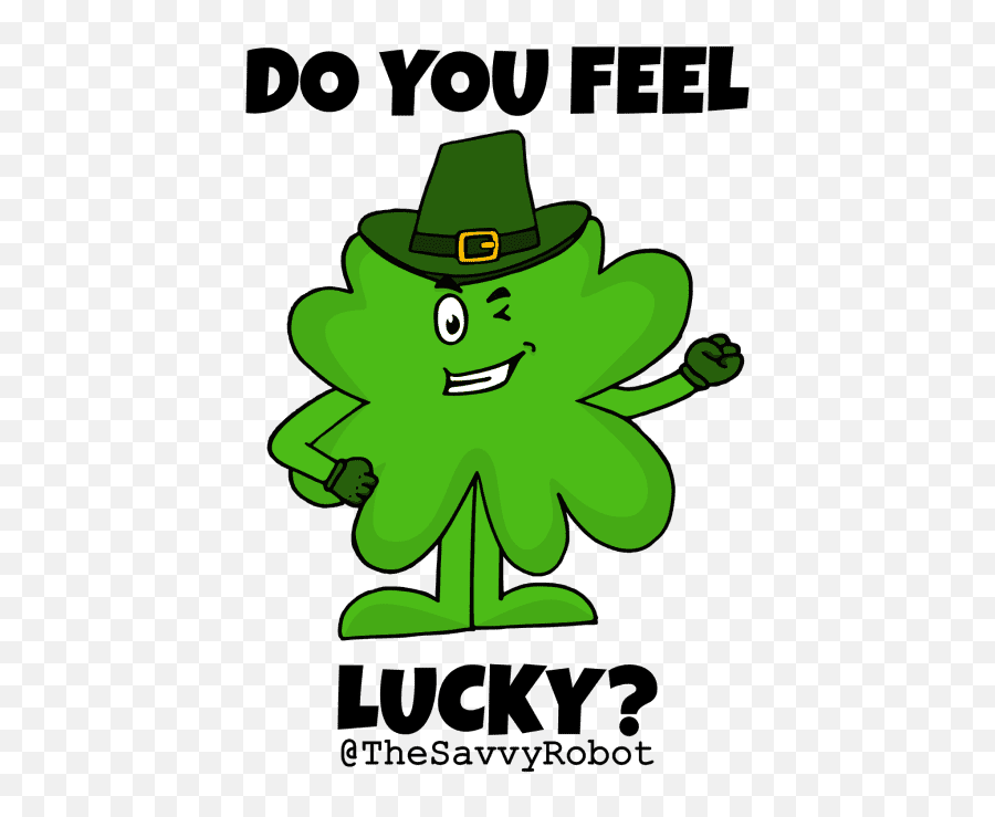 Do You Feel Lucky Clover Portfolio - Cartoon Png,Four Leaf Clover Png
