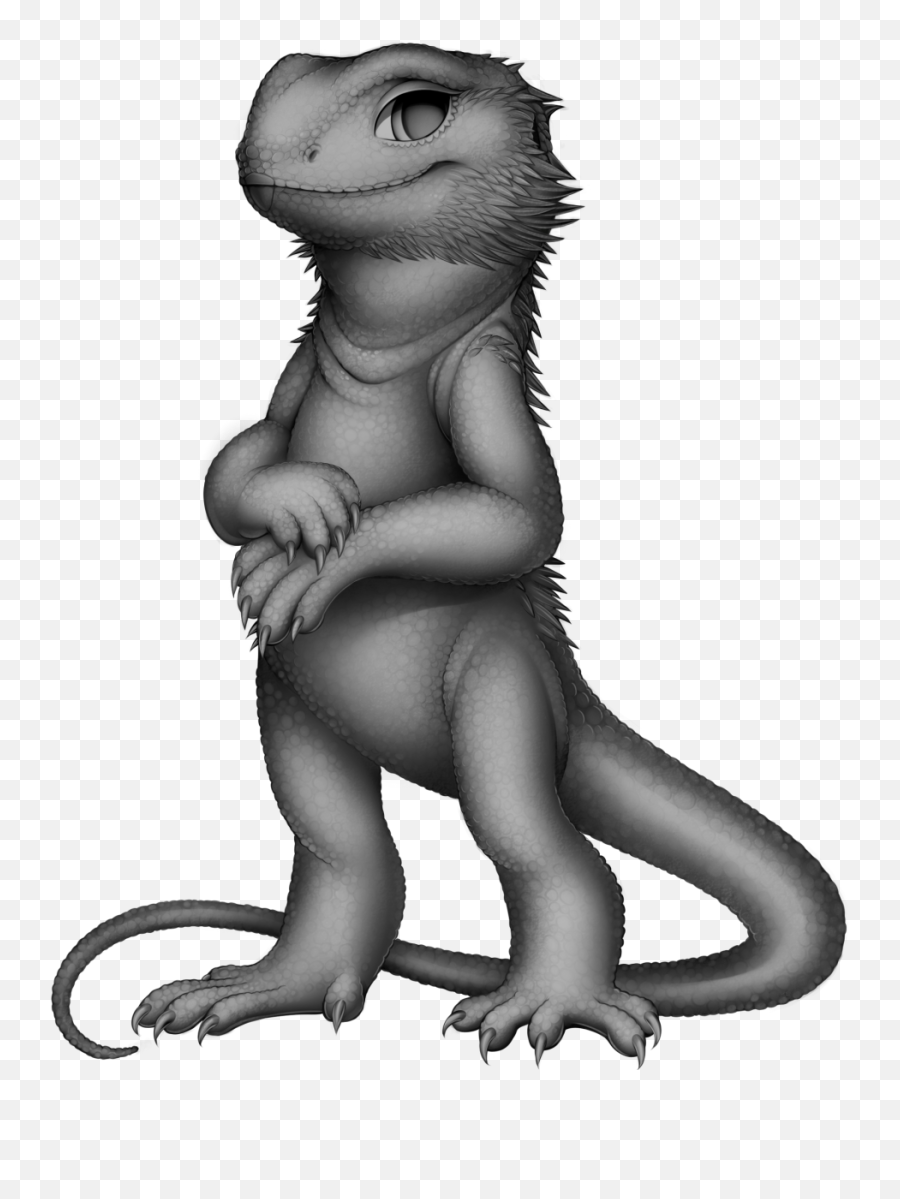 Download Transparent Bearded Dragon Png - Cute Bearded Dragon Vector,Bearded Dragon Png