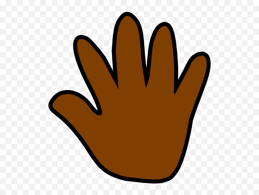 Clipart Of Brown Hand Print Free Image - Brown Hand Clipart Transparent Png,Hand Print Png