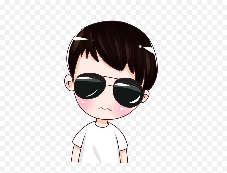Cartoon Png Image High Quality Clipart - Cartoon Boy Wear Sunglasses,Cartoon Boy Png