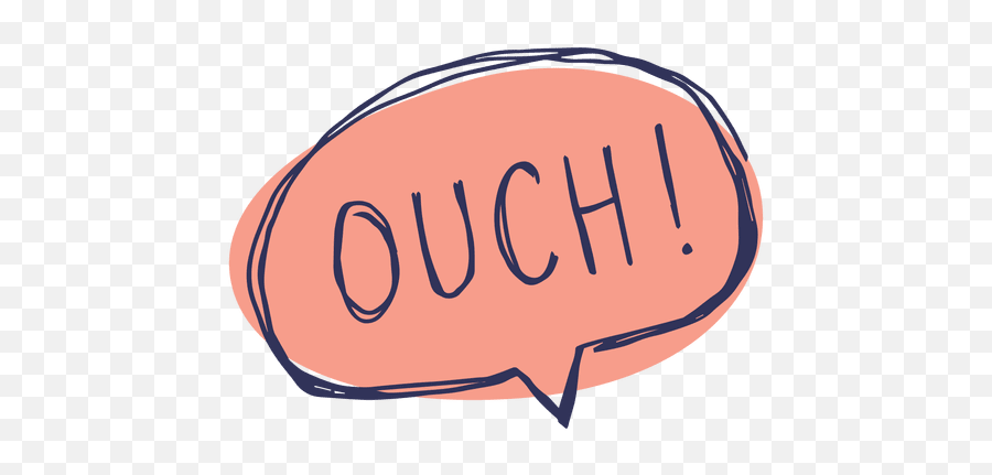 Ouch Cartoon Comic Slang Words - Png Palabras,Ouch Png