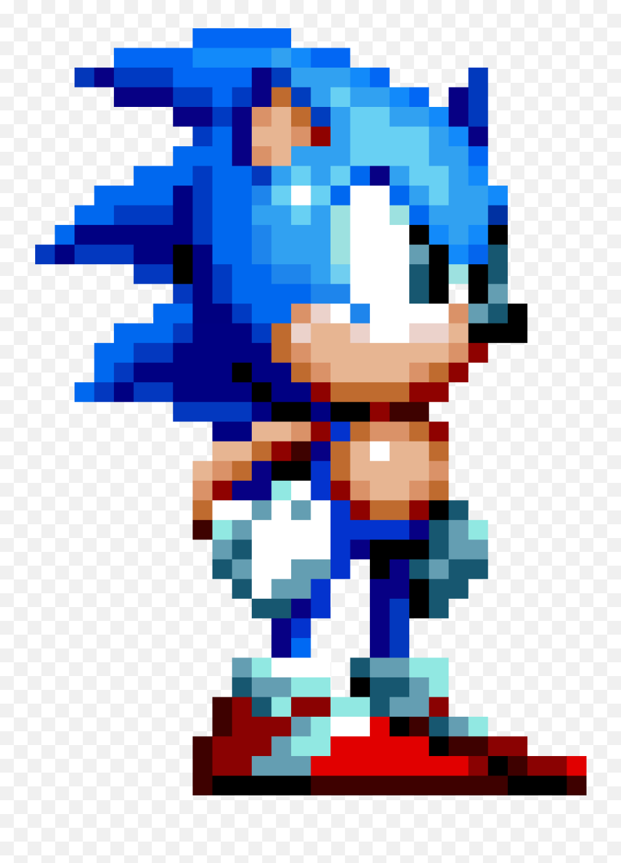 Pixilart - Sonic Mania Sonic Sprite Png,Sonic Sprite Png