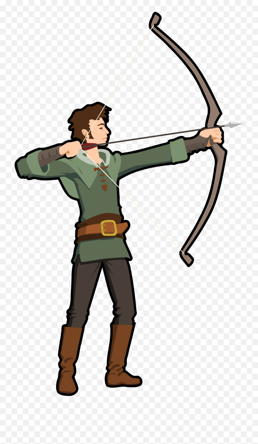 Indians Clipart Archery Transparent Free - Archer Clipart Png,Bow And Arrow Transparent Background
