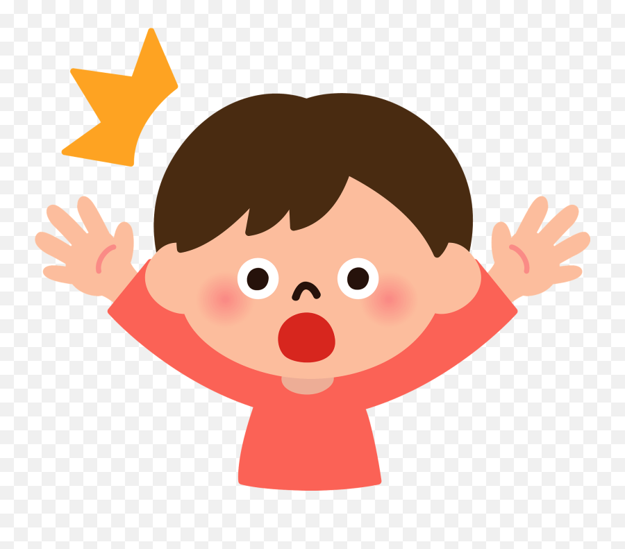 Boy Is Surprised Clipart Free Download Transparent Png - Boy Surprised Clipart Transparent,Shocked Face Transparent