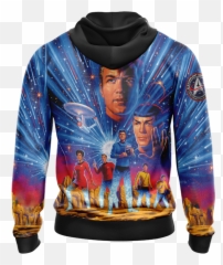 Star Trek - USS Enterprise Unisex Zip Up Hoodie WackyTee png