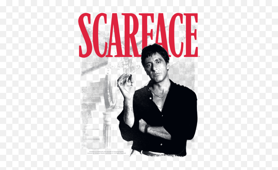 Scarface Logo Menu0027s Regular Fit T - Shirt Sons Of Gotham Scarface Logo Png,Scareface Logo