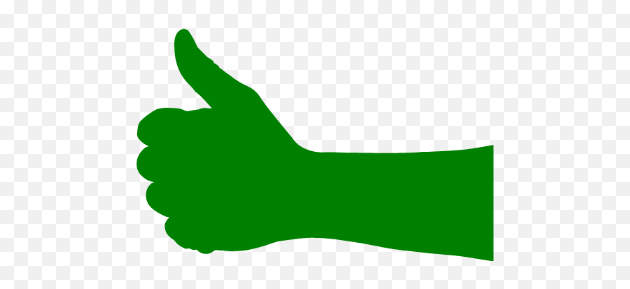 Green Thumbs Up 2 Icon - Free Green Hand Icons Horizontal Png,100x100 Icon