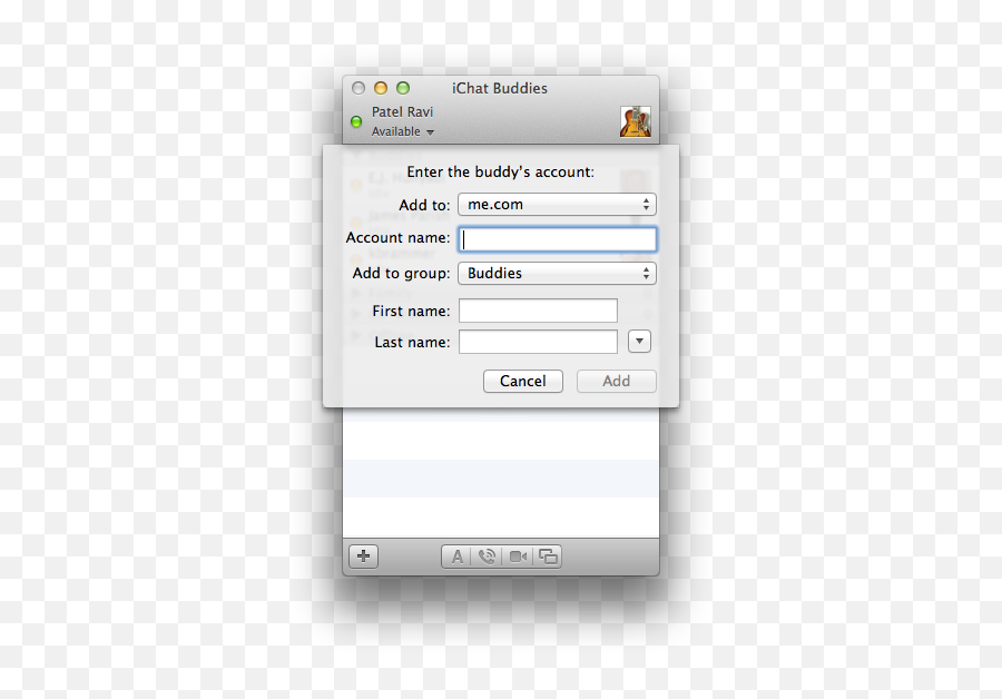 Use Ichat Messenger In Your Apple Mac - Technology Applications Png,How To Change Your Buddy Icon On Aim