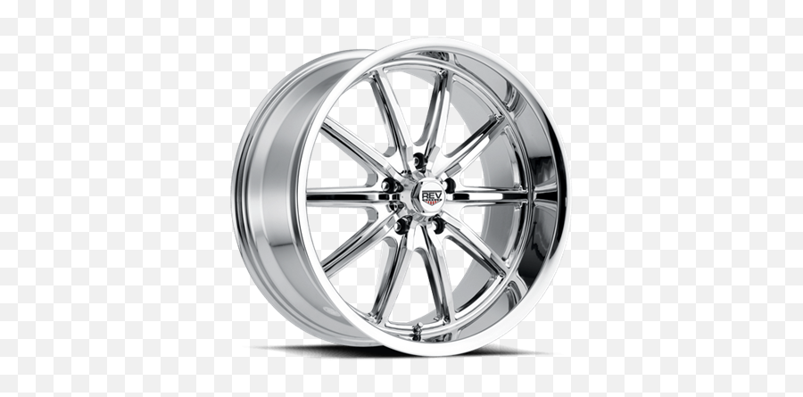 Classic 18x8 Chrome110c - Rev Wheels 110 Classic Png,Icon Old School Bronco