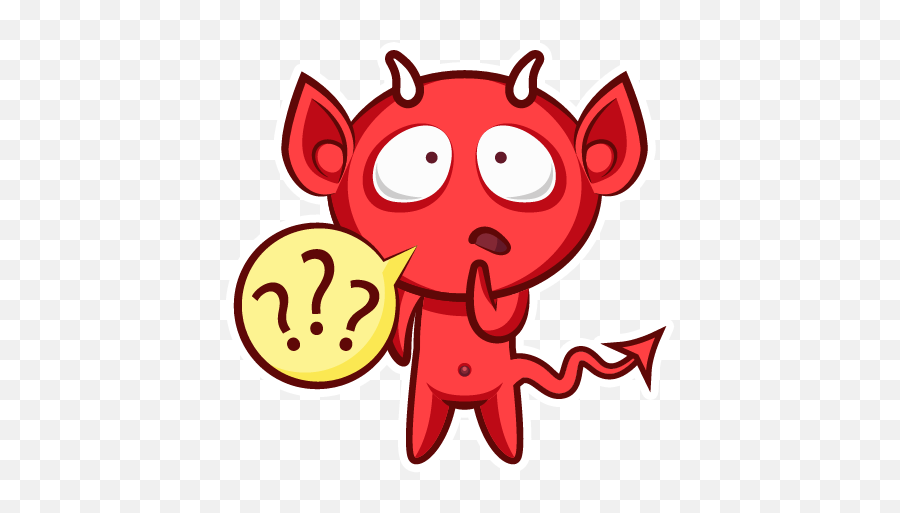 Wastickerapps - Cute Evil Apps On Google Play Devil Doubt Png,Evil Png