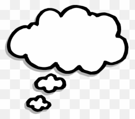 Thinking Bubble Cliparts Free Download Art - WebComicmsNet Thought Transparent Background png