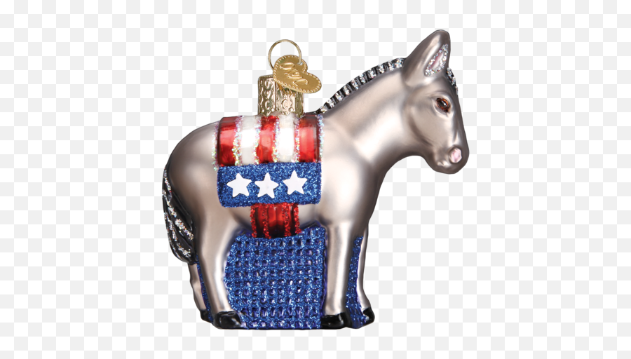 Democratic Donkey - Christmas Ornament Png,Democratic Donkey Icon