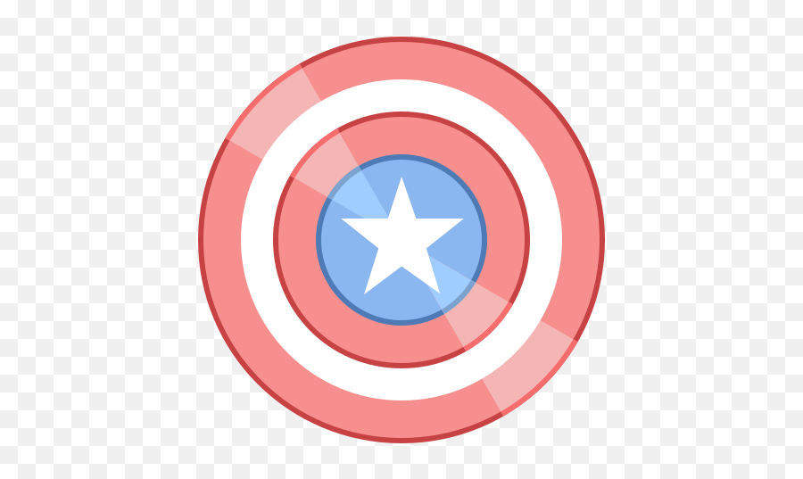 Captain America Icon In Office L Style - Captain America Shield Patch Png,Captain Marvel Icon