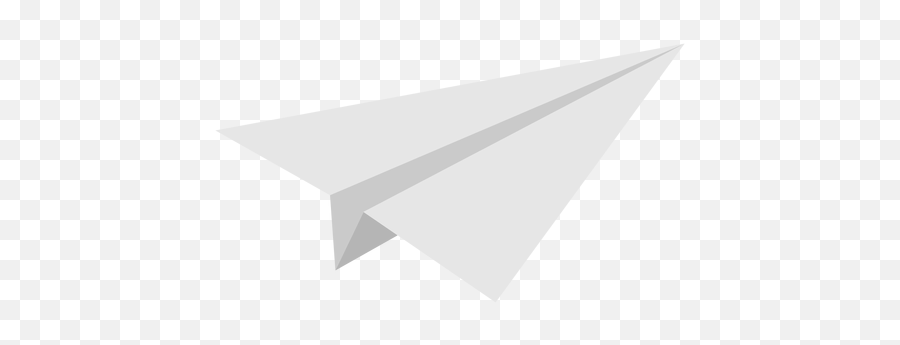 Angled Paper Airplane Flat Transparent Png U0026 Svg Vector - Folding,Paper Airplane Icon Png