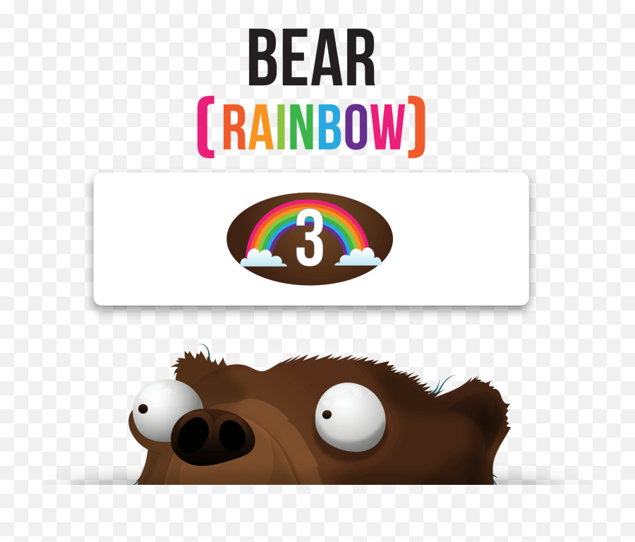 Rainbow Bear Head - 23231 Clipart Full Size Clipart Cartoon Png,Bear Head Png