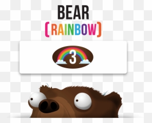 Rainbow Bear Head - 23231 Clipart Full Size Clipart Cartoon Png,Bear Head Png
