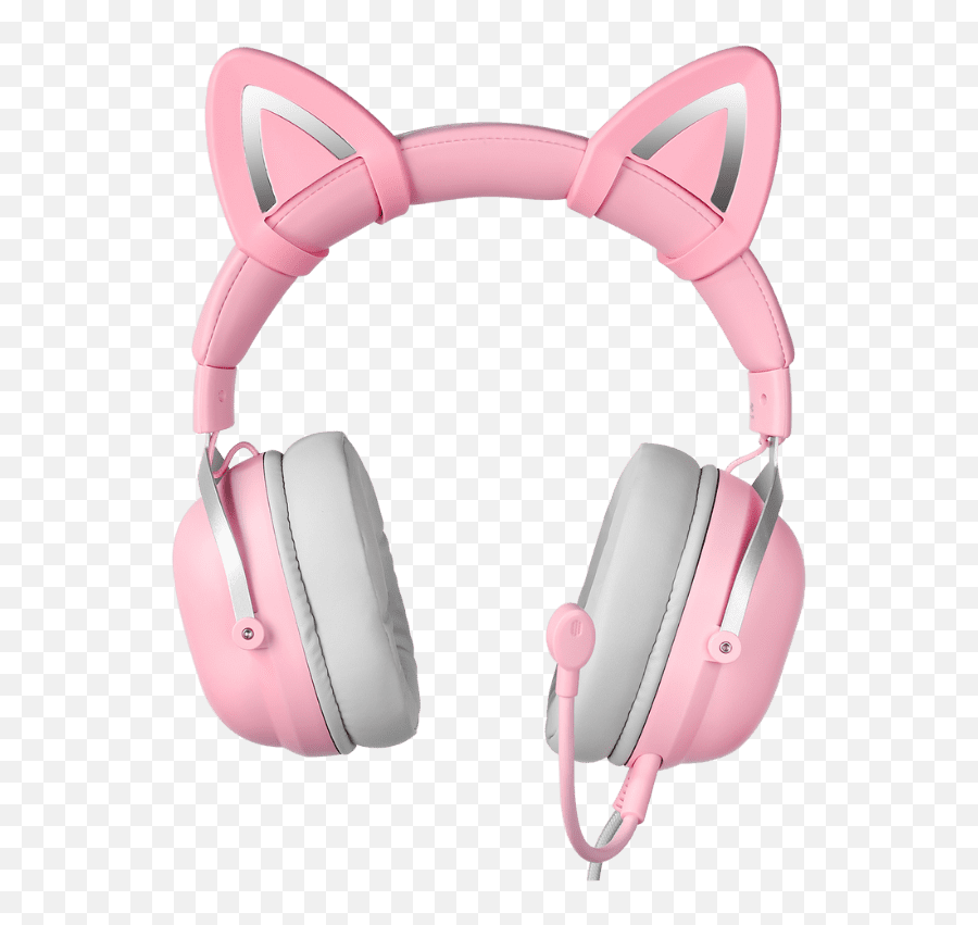 Onikuma X11 Cat Ears Gaming Headset Wired Over Ear Headphone 35mm Jack Headphones With Microphone Girl For Ps4 Xbox And Pc - For Teen Png,Gamer Girl Icon
