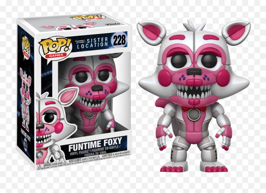 Download Pop Figure Five Nights - Funtime Foxy Pop Png,Funtime Freddy Icon